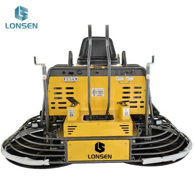 China 37HP 10 blade 46 inch disc ride on concrete floor power trowel machine for Smooth Compaction of Concrete Ground Surfaces for sale