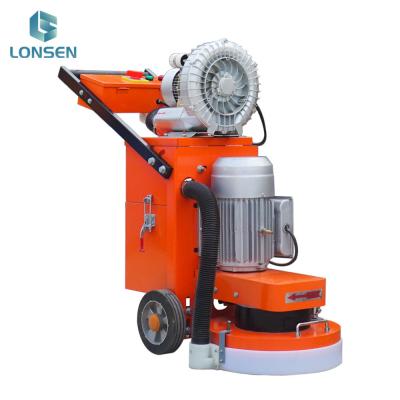 China Short Turning Radius 400mm Floor Surface Concrete Grinding Machine Hand Push Polishing Concrete Grinder for sale