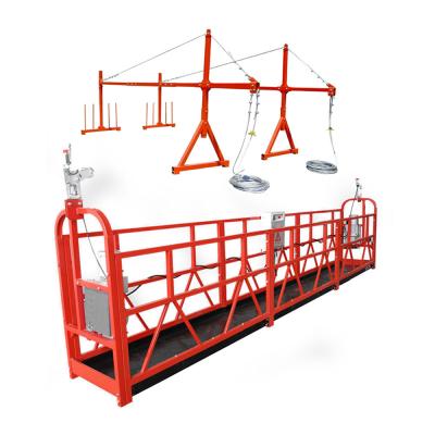 China ZLP1000 Suspended Platform Building Gondolas Suspended Cradle Electrical Scaffolding Platform with 1000kg Loder Weight for sale