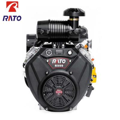 China Powerful Rato R999D 36HP V-Twin Double cylinder OHV Gasoline Engine 999cc for Agricultural Machinery for sale