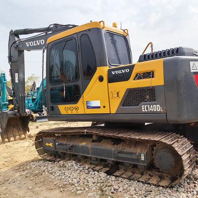 China 69kw Mini Excavadora EC140 Hidráulica Crawler Excavadora Usada 14t à venda