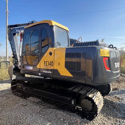 China EC140 Crawler Used Volvo Diggers Construction Work Used Mid Size Excavator for sale