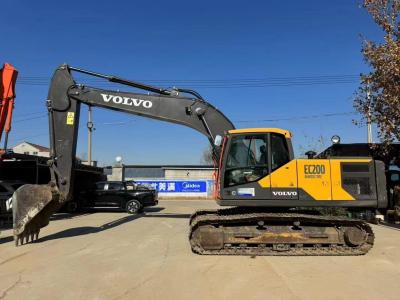 China 20 ton gebruikte Volvo graafmachines Volvo Ec200 machine 0.85M3 emmercapaciteit Te koop