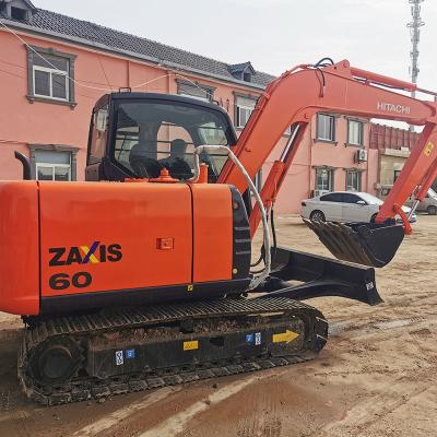 中国 40.5kw 2100rpm 6Ton Mini Used Hitachi Mini Excavator 6000kg Zx60 Hitachi 販売のため