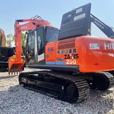 China 122kw 20T Used Hitachi Excavators Heavy Machinery Digger Earthmoving Used Hitachi Zx200-3 for sale