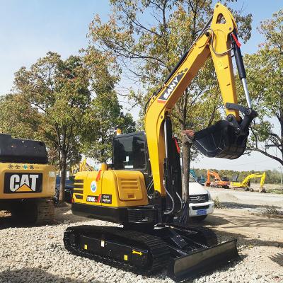 중국 Sy60 사용된 Sany Excavator 6Ton 36kw 소형 배크호 크롤러 기계 판매용