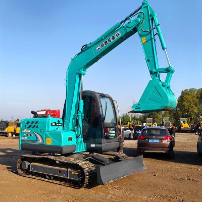 China 41kw SK 75 Tweedehands Kobelco Excavators Engineering Construction Tweedehands gravers Te koop