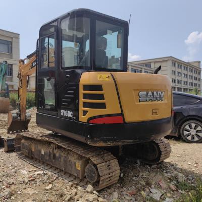 China 0.21m3 Emmer 6ton Gebruikte Sany-graafmachines Middelgebruikte graafmachine Digger voor Sany SY60 Te koop