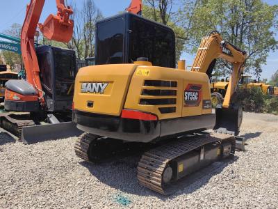 China Excavadoras Sany usadas de 5T 36kw Mini excavadora de construcción Sany Sy55c en venta