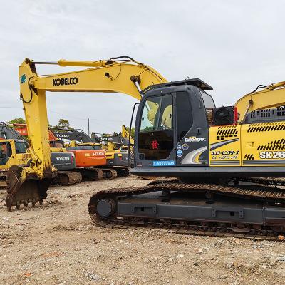 China Excavadoras Kobelco de segunda mano de 26 toneladas Sk260 2000rpm Excavadora de excavadora de cilindro en venta