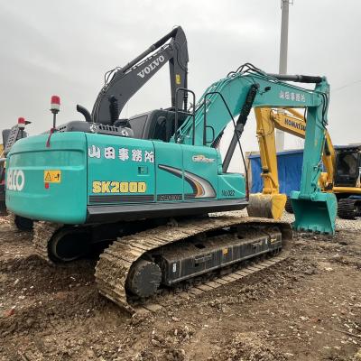 중국 SK200D 사용 된 Kobelco 중고용 크롤러 발굴기 20000kg 사용 된 발굴기 판매용