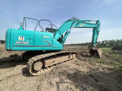 China SK200D Excavadoras Kobelco de segunda mano Excavadora de rastreo 0.93m3 Cubo en venta