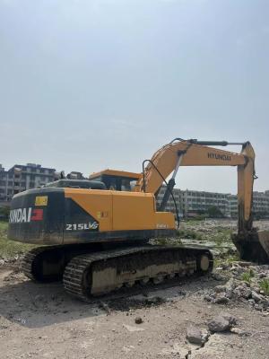 China 215VS Tracked Gebraucht Hyundai Bagger Erdbewegung 21T Digger Gebraucht Radbagger zu verkaufen