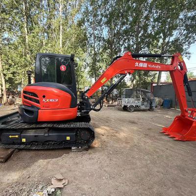 중국 KX163 6Ton Used Kubota Excavators Excavator Cylinder Crawler Second Hand Excavator Machine 판매용