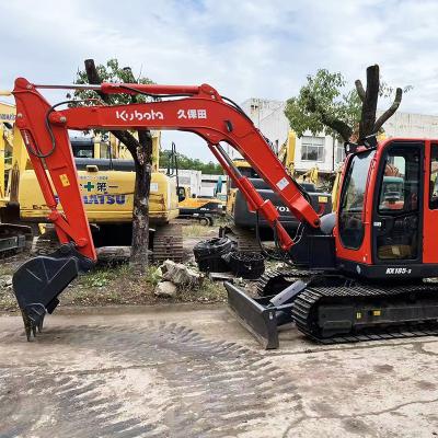 China Excavadora usada Excavadora usada Kubota KX185 3 Máquina pequeña de 8 toneladas en venta