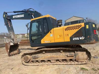 Chine 21 tonnes d'excavatrices Hyundai utilisées 215vs machine seau 0,92 mètres cubes vendre une excavatrice à vendre