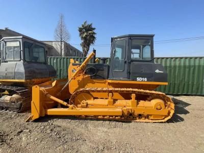 China 2021 120kw Año Usado Bulldozer Ventas de movimiento de tierras Shantui Dozer Sd16 Usado Crawler Bulldozer en venta