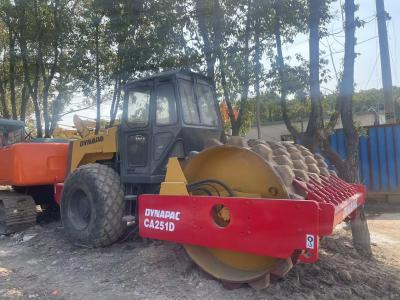 Chine Machine de compactage à rouleaux dynapac Ca251d utilisée avec moteur Cummins à vendre