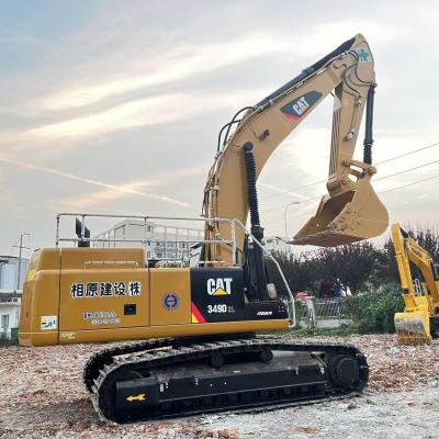 중국 사용된 Caterpillar 349d2l 크롤러 발굴기 301kw 49톤 3.2m3 판매용