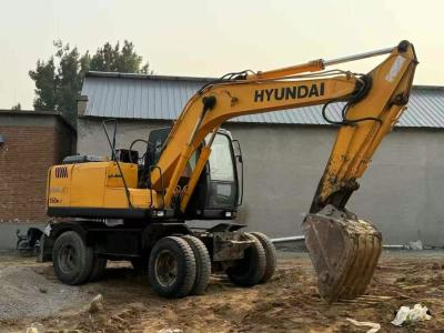 China 150w-7 Gebruikte Hyundai wiel 15Ton graafmachine met 0,71m3 emmercapaciteit Te koop