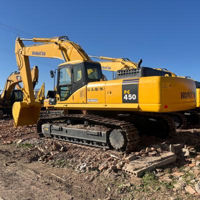 China 45 ton zware apparatuur machine gebruikt Komatsu PC450-7 backhoe graafmachine Te koop