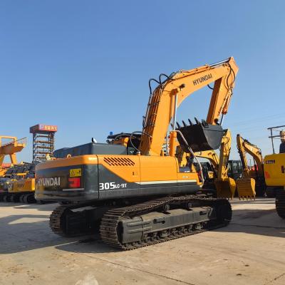 China 30 ton Hyundai Gebruikte graafmachines Backhoe Digger 1.45m3 Capaciteit Zware apparatuur machine Te koop