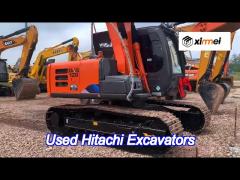 12 ton used hitachi zx120 excavators hydraulic track secondhandeath moving machine 0.52m3