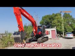 20 ton construction machine used hydraulic  excavators hitachi zx200-6 digger 0.91m3