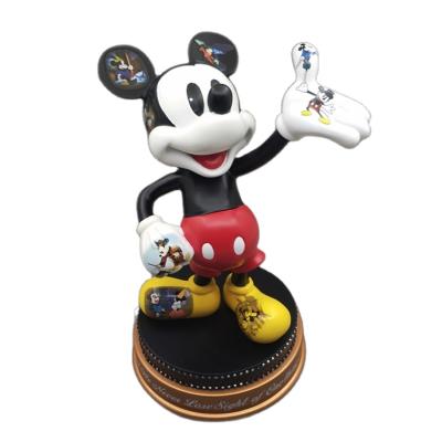 China Europe style resin mickey mouse wholesale new customized cute minnie animal statue for sale