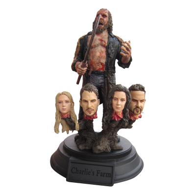 China Custom High Quality Europe Resin Arcraft Figures Action Number Poyresin Game Character Figure Decoration for sale