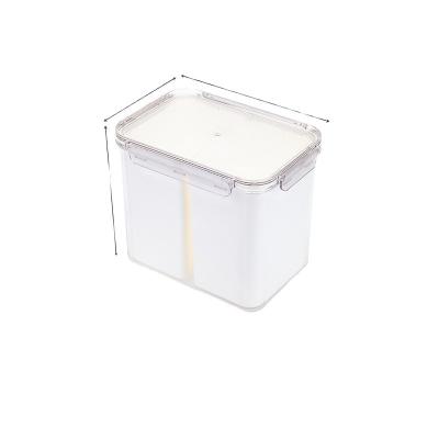 China Kitchen Accessories Transparent Plastic Freshness Storage Box Food Fridge Storage Box Bins Container Refrigerator Stackable Drawer for sale