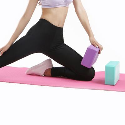 China Dropshipping EVA Gym Blocks Stretching Yoga Bolster Foam Brick Workout Exercise Fitness Set Tool Pillow Cushion Stretching for sale