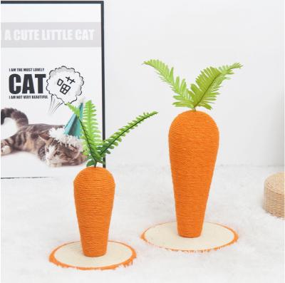 China New Viable Sisal Cat Dropshipping Pet Climbing Rack Scratching Mail Cat Toy Scratching Claw Scratching Carrot Cat Scratching Board for sale