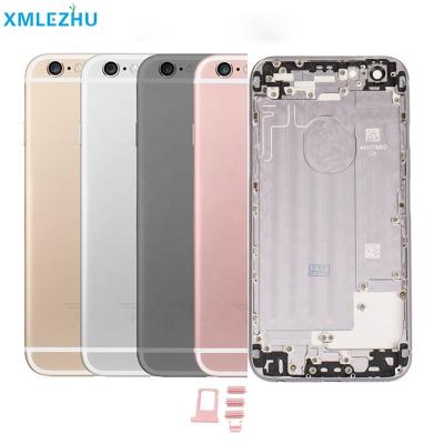 China Metal Back Housing Replacement For iPhone 6 6s Plus Battery Cover Housing Case Middle Chassis Body With IMEI for sale