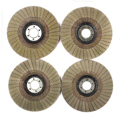 China High Efficiency Diamond Polishing Pads Electroplated Sanding Pads Plated Fin Discs Diamond Grinding Wheel Abrasive Tools for sale