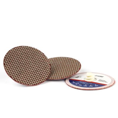 China High Efficiency ZLion Plated Disc Pad Diamond Abrasive Pads Diamond Polish Paste for sale