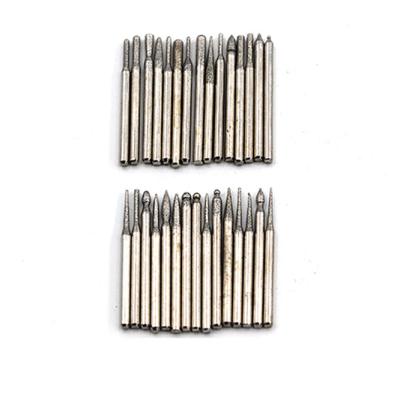 China Wholesale Price High Efficiency Diamond Grinding Tools 30 Pieces of Diamond Setting Tools Jewelry Making for sale