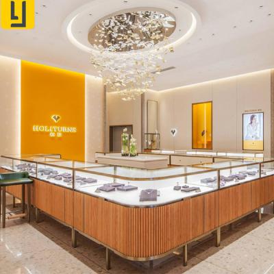 China Fashion Design Removable And Environmentally Friendly Jewelry Store Displays Fully Assembled Jewelry Store Showcase for sale