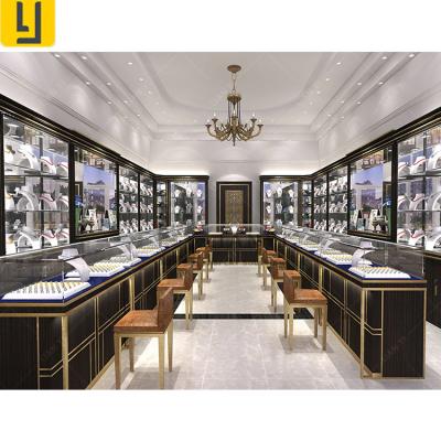 China Retail Store Factory Price Design Jewelry Store Counter Display Cabinet Retail For Display for sale