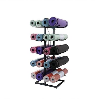 China Good Quality Fashionable Customized Yoga Mat Floor Rack Metal Sporting Goods Display Rack for sale