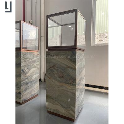 China Removable And Environmentally Friendly Design Ideas Museum Pedestal Stand Marble Display for sale