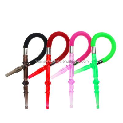 China Hookah Smoking Hose Extension Hookah Shisha Hose Plastic Soft Flexible Hookah Hose for sale