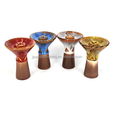 China Hookah Colors Hookah Shisha Charcoal Bowl Clay Smoking Bowl for sale