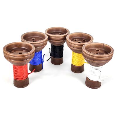 China Hookah Smoking Line Colors Hookah Shisha Charcoal Bowl Clay Bowl for sale