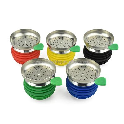 China Hookah Hookah Silicone Bowl Shisha Silicone Smoking Bowl With Cover for sale