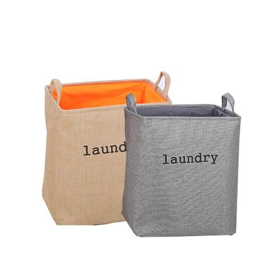 China Home Promotional Eco Friendly New Design Large Laundry Baskets Laundry Hamper for sale