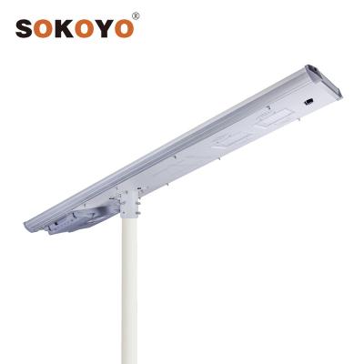 China SOKOYO ROAD factory price outdoor waterproof solar ip66 50w light with battery for sale