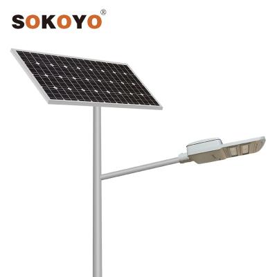 China High quality SOKOYO ROAD solar ip66 60w waterproof light with battery for sale