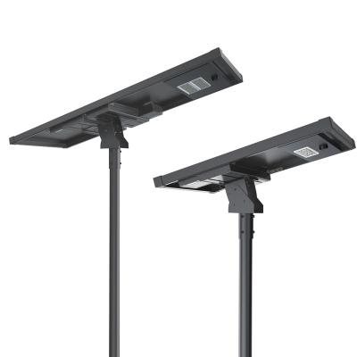 China SOKOYO Outdoor Waterproof LiFePo4 IP67 Integrated Solar Powered Outdoor All In One Led Street Lights for sale