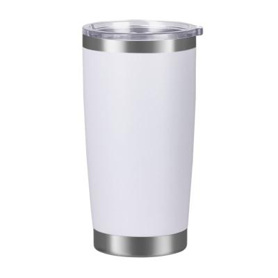 China PORTABLE Ready to Ship 20oz BPA Free Travel Coffee Tumbler Double Wall Vacuum Insulated Stainless Steel Tumbler Travel Mug with Lid for sale